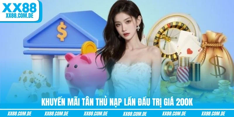 Khuyến mãi tân thủ nạp lần đầu trị giá 200K